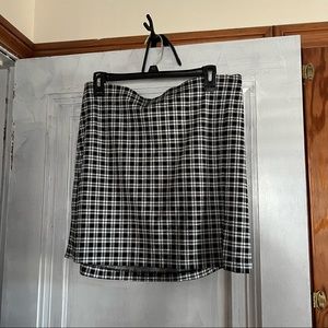 H&M Plaid Skirt w/ Slit
